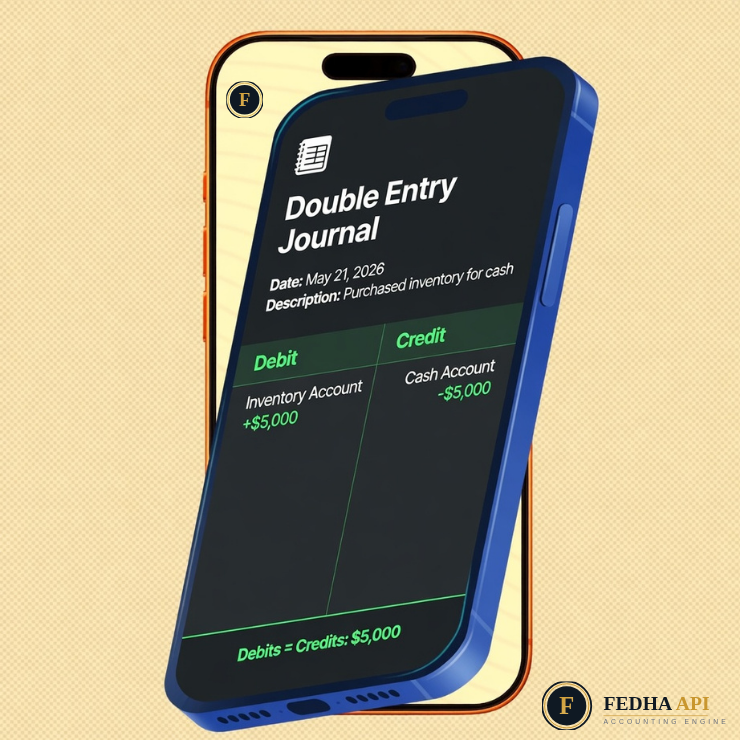 Fedha API — double-entry journal